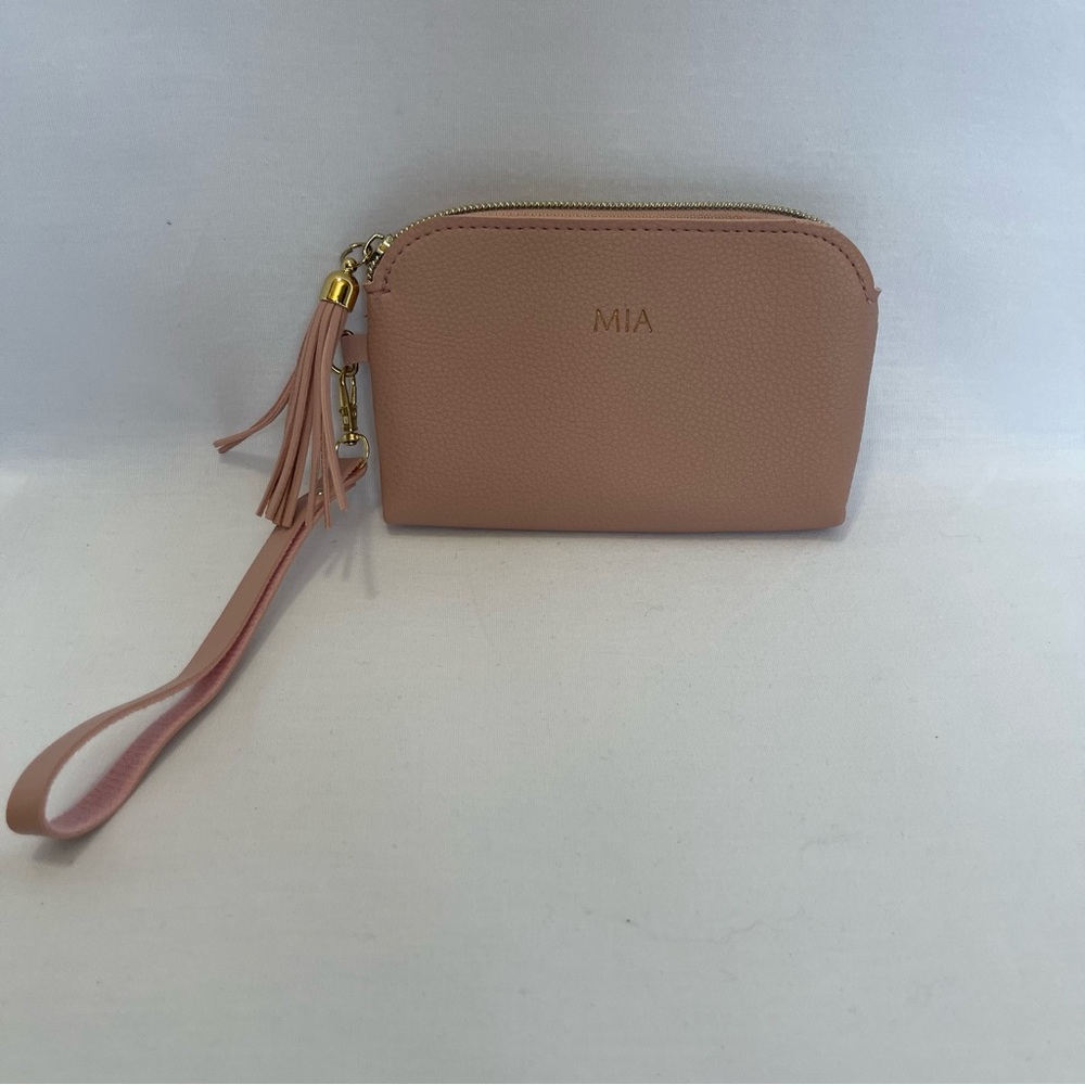 MIA Blush Pink Wristlet Clutch Wallet